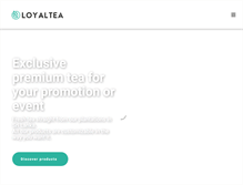 Tablet Screenshot of loyal-tea.com